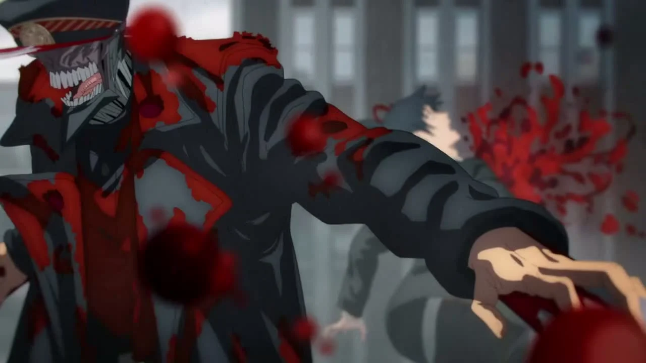 Кадры из аниме Человек-бензопила (компиляция) (2025)